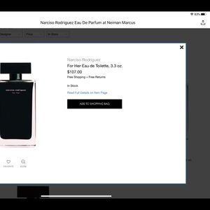 Narcissistic Rodriguez for her.  New without box